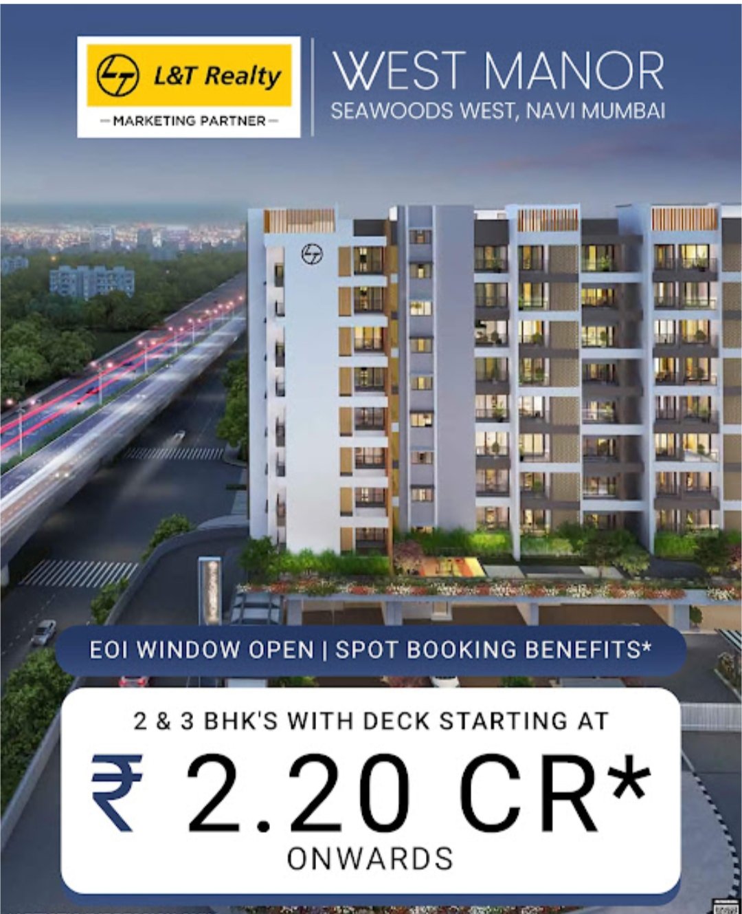 West manor, seawoods west, L&T